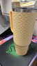 STANLEY巨无霸吸管杯水杯保温杯大容量办公不锈钢杯子887ML-蜜桃向日葵 实拍图