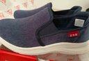 足力健老人鞋一脚蹬散步鞋艾草健康妈妈鞋休闲鞋冬季女鞋 1616Z绛紫36 实拍图