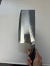 十八子作刀具 不锈钢厨房家用菜刀切肉雀之屏切片刀S2601-B 实拍图