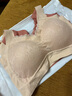 莫代尔2件美背文胸运动内衣女无痕胸罩聚拢网红蕾丝透气无钢圈背心式 M 实拍图
