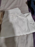 恒源祥单/两件含棉麻 大m码七分裤女2025夏季新款宽松阔腿直筒休闲裤女 棉白【七分】+棉黑【七分】 2XL 115-135斤 晒单实拍图