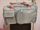 家妮儿孕妇待产包妈咪包收纳包行李袋旅游短途旅行包健身收纳袋产褥包 绿配粉-待产行李包 实拍图