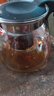 茶壶茶水分离玻璃耐热泡茶壶绿把套装 一壶四杯 黑把单壶1只 实拍图
