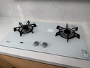 林内（Rinnai）【小蛮腰】家用天燃气灶【家电国家补贴20%】莲花火4.5kW双眼定时灶白色嵌入式一级能效 2E06LT(W) 实拍图