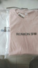 罗蒙（ROMON）两件装男士纯棉短袖t恤夏季圆领透气体恤衫男T纯色打底衫男装上衣 【白色+暗粉】 XL /180(推荐体重135-150斤） 实拍图