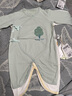 童泰婴儿连体衣新生儿衣服四季0-6月初生宝宝哈衣爬服纯棉内衣2件装 绿色小树（四季款） 59cm (建议1-3个月身高55-60cm) 实拍图