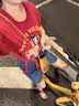 浪莎五分牛仔短裤女夏季2026新款直筒港味高腰宽松显瘦a字阔腿中裤潮 实拍图