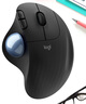 罗技（Logitech）ERGO M575 人体工学鼠标 轨迹球鼠标 无线蓝牙双模 办公鼠标  带无线2.4G接收器 石墨黑 实拍图