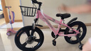 凤凰（Phoenix）儿童自行车男女宝宝脚踏车3-8-12岁儿童山地车14-18-22寸小孩单车 极氪一体轮+ 迷人粉+ 悍马辅助轮 18寸适合身高（120-150cm） 实拍图