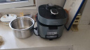 美的（Midea）【国家补贴】浓香电压力锅0涂层钢胆高压锅5L双胆智能预约家用触控煲汤煮饭饭煲552N自动排气4-6人 实拍图