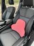 乔氏汽车头枕腰靠宝马靠枕车用腰垫奔驰座椅靠垫特斯拉旅行靠背垫粉色 实拍图