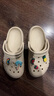 卡骆驰crocs贝雅云彩女士洞洞鞋户外休闲鞋|208186 冬日白-11S(含智必星) 35 (220mm) 实拍图
