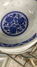 LICHEN 景德镇青花玲珑陶瓷碗牡丹花釉下彩中式瓷器米通餐具 微波炉适用 6英寸浅碗 实拍图