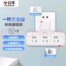 公牛（BULL）转换插头/品字形一转三插座/转换插座/电源转换器 适用于卧室、厨房 3位总控开关  GN-9603K 实拍图