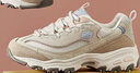 斯凯奇（Skechers）奶茶熊女鞋夏季厚底老爹鞋软底透气百搭熊猫鞋休闲运动鞋149238 实拍图