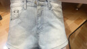 允橘牛仔短裤女夏季外穿热裤显腿长超短裤高腰辣妹美式紧身复古纯欲 浅蓝牛仔短裤 M 建议85-95斤 实拍图