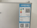 奥克斯（AUX）家用双门迷你小型冰箱 冷藏冷冻保鲜小冰箱 宿舍租房节能电冰箱 【省电轻音】BCD-52K136 旗舰款 银色 实拍图