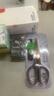 普乐士PLUS剪刀镀钛不粘胶便携多功能剪刀防锈带保护套手工刀【高耐久·坚硬防沾·镀钛】棕色 实拍图