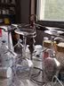 格娜斯 红酒杯套装家用醒酒器红酒高脚杯欧式杯架葡萄酒杯酒具高档轻奢 浪漫款水晶红酒杯4只+瀑布醒酒器 实拍图