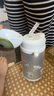 babycare钛空杯儿童保温杯宝宝学饮杯恐龙吸管水杯水壶不锈钢上学450ml 实拍图