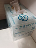 乌斯京一次性手套PVC食品级实验室美容清洁烘焙餐饮厨房手套100只 中码 实拍图