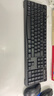 双飞燕（A4TECH）WKG-1000无线键鼠套装 台式电脑笔记本外接办公打字薄膜键盘鼠标套装无线便携 黑色 实拍图