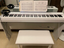雅马哈（YAMAHA）P225B电钢琴儿童成人初学88键重锤电子钢琴智能蓝牙钢琴P125升级 新品P225WH+单踏+原装木架+官方标配 实拍图