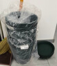 奥美优花盆透气青山控根盆3加仑盆塑料加厚家用绿植兰花含托盘墨绿3个 实拍图