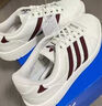 adidas NY 90 STRIPES经典运动板鞋男女春季新款阿迪达斯三叶草 汉玉白/红色/金色     38 实拍图