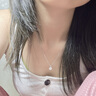 唯一（Winy）一克拉莫桑银项链女2025新款吊坠生日七夕情人节礼物送女朋友老婆 实拍图