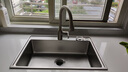 摩恩（MOEN）纳米抗油污厨房洗菜盆水槽304不锈钢洗碗槽700mm单槽配防指纹龙头 实拍图