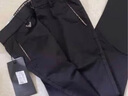海澜之家（HLA）休闲裤男款轻商务时尚直筒裤子男夏季 黑色86 L 175/84A 推荐135~148斤 实拍图