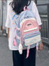 回力（Warrior）书包小学生女初中生双肩包高中生大容量可爱轻便高颜值护脊背包女 蓝色【背包熊+随机徽章套装】 实拍图