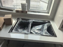 摩恩阳光系列厨房水槽大单槽洗菜盆一体盆304不锈钢台上中下家用洗碗水池 四孔集渣黑色水槽-圆形抽拉顶配 68*46CM 实拍图