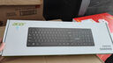 宏碁（acer）有线/无线键盘机械手感薄膜键鼠套装有线商务办公笔记本电脑外接键盘轻音设计 月夜黑-键盘 无线版 实拍图