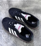 adidas T头鞋 VL COURT复古板鞋德训鞋男女阿迪达斯轻运动   黑色/白色JS3004   41 实拍图