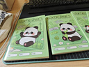 舒星A5/100页熊猫家庭作业登记本小学初中作业记录本小学生抄写本记事本错题本打卡本开学必备 4本装 实拍图