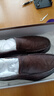 骆驼（CAMEL）软底舒适耐磨套脚秋中年商务休闲皮鞋男 GE12235379 棕色 38 实拍图