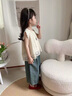 G.duck小黄鸭女童夏装套装2026新款儿童服装中小童女孩衣服娃娃衫两件套 图片色 90 cm 实拍图