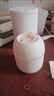 小熊（Bear）适用桌面加湿器车载小型迷你家用宿舍静音卧室办公桌补水空气净化器便携式 云朵白【静音加湿+防干烧+自动断电】 实拍图