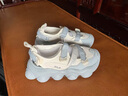 FILA 斐乐女鞋运动鞋FRAGOLA摩登凉鞋2024夏季新款时尚休闲草莓凉鞋 奶白/珍珠蓝-GP 36 实拍图