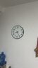 康巴丝（Compas）挂钟客厅时钟钟表挂墙教室考试自动对时电波钟 C6439 黑色41cm 实拍图