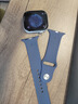 Apple/苹果 Watch Series 10 智能手表GPS+蜂窝款46毫米银色铝金属表壳丹宁色运动型表带M/L MWYG3CH/B 实拍图