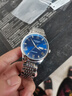 冠琴（GUANQIN）瑞士认证手表男士机械表防水夜光全自动名表多功能双日历商务男表 精钢蓝面-机械机芯-礼盒包装 实拍图