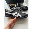 Onitsuka Tiger鬼塚虎德训懒人鞋男女 懒人运动休闲鞋TOKUTEN SLIP-ON 黑色 44 实拍图