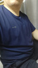 361度短袖男速干t恤新款夏季弹力吸湿排汗运动t恤男圆领跑步健身速干衣 【推荐】【男款】深墨蓝4113D 3XL 实拍图