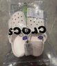 crocs卡骆驰洞洞鞋贝雅卡骆班轻便耐磨一脚蹬休闲鞋|205089 冬日白/彩色-1LI 36 /37(220mm) 实拍图