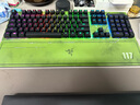 雷蛇（Razer）黑寡妇蜘蛛V3 HALO特别版 机械键盘 游戏电竞电脑 104键 RGB灯效 带腕托 绿轴 实拍图