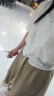 卡吉蘭娜新款连衣裙2025夏季女装收腰显瘦纱裙法式温柔风气质两件套装裙子 杏色上衣+咖色裙子 M （99-108斤） 实拍图