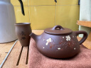 藏壶天下宜兴紫砂壶 纯手工刻绘石瓢壶家用功夫泡茶壶茶具景舟石瓢 喜梅款（单壶） 200ml 实拍图